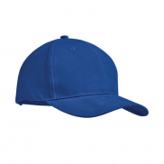 6-panel czapka z daszkiem 270 - niebieski