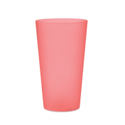 Kubek eventowy 500 ml - przezroczysty czerwony