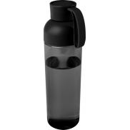 Illuminate butelka na wodę z RPET 600 ml, czarny
