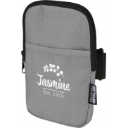 Byron torebka na butelki pochodząca z recyklingu z certyfikatem GRS , szary