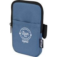 Byron torebka na butelki pochodząca z recyklingu z certyfikatem GRS , niebieski