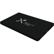 SCX.design P22 bardzo smukły magnetyczny powerbank o pojemności 5000 mAh, czarny