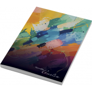 Novella Austen notatnik A5 z miękką okładką — 100 kartek, biały