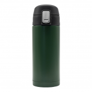 Kubek termiczny Bergen 340 ml, ciemny zielony