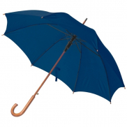 Parasol automatyczny drewniany Ø105 cm NANCY - granatowy