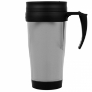 Kubek termiczny plastikowy FORT WORTH 400 ml - szary