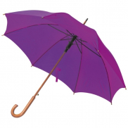 Parasol automatyczny drewniany Ø105 cm NANCY - fioletowy