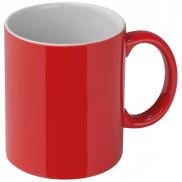 Kubek ceramiczny LISSABON 300 ml - czerwony