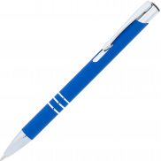 Długopis metalowy soft touch NEW JERSEY - niebieski