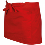 Fartuch kelnerski KOLDBY 160g/m² - czerwony