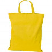 Torba bawełniana z krótkimi uszami 140 g/m2 BREGENZ - żółty