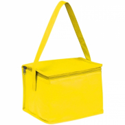 Torba termiczna non woven na 6 puszek 330 ml NIEBY - żółty