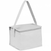 Torba termiczna non woven na 6 puszek 330 ml NIEBY - biały