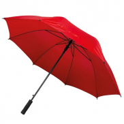 Parasol automatyczny Ø130 cm SUEDERDEICH - czerwony