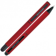 Zestaw piśmienny długopis i pióro kulkowe touch pen soft touch CELEBRATION Pierre Cardin - czerwony