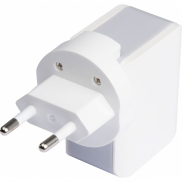 Adapter podróżny ANTWERP - biały