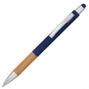 Długopis plastikowy touch pen TRIPOLI - granatowy