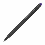 Długopis metalowy touch pen soft touch OHARA - fioletowy