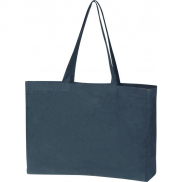 Torba z bawełny organicznej z długimi uszami 270 g/m2 BARI - granatowy