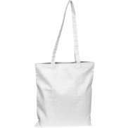 Torba z bawełny organicznej z długimi uszami 180 g/m2 BRANSLEY - biały