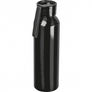 Butelka z aluminium z recyklingu CORK 600 ml - czarny