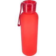 Butelka PET soft touch READING 600 ml - czerwony