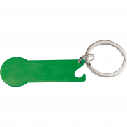 Brelok metalowy otwieracz do butelek STICKIT - zielony