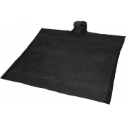 Poncho przeciwdeszczowe Ziva, czarny