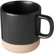 Kubek ceramiczny Pascal o pojemności 360 ml, czarny