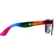 Tęczowe okulary przeciwsłoneczne Sun Ray, wielokolorowy
