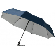 Automatyczny parasol składany 21,5' Alex, niebieski, szary