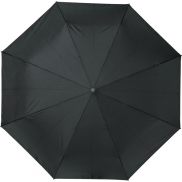 Parasol automatyczny Alina 23” wykonany z plastiku PET z recyklingu, czarny