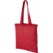 Torba bawełniana Carolina 100 g/m², czerwony