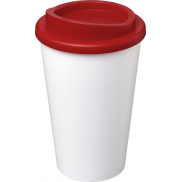 Kubek termiczny z serii Americano® o pojemności 350 ml, biały, czerwony