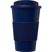 Kubek termiczny z serii Americano® o pojemności 350 ml z uchwytem, niebieski