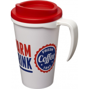 Kubek termiczny z serii Americano® Grande o pojemności 350 ml, biały, czerwony