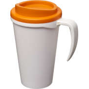 Kubek termiczny z serii Americano® Grande o pojemności 350 ml, biały, pomarańczowy