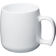 Kubek Classic wykonany z tworzywa sztucznego o pojemności 300 ml, biały