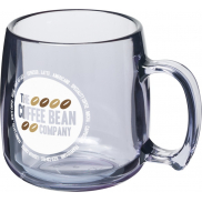 Kubek Classic wykonany z tworzywa sztucznego o pojemności 300 ml, biały