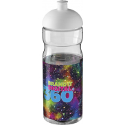 Bidon H2O Base® o pojemności 650 ml z wypukłym wieczkiem, biały