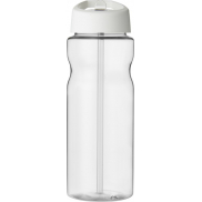 Bidon H2O Base® o pojemności 650 ml z wieczkiem z słomką, biały