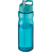 Bidon H2O Base® o pojemności 650 ml z wieczkiem z słomką, niebieski