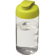 Bidon H2O Bop® o pojemności 500 ml z wieczkiem zaciskowym, biały, zielony