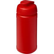 Bidon Baseline® Plus o pojemności 500 ml z wieczkiem zaciskowym, czerwony