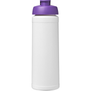 Bidon Baseline® Plus o pojemności 750 ml z wieczkiem zaciskowym, biały, fioletowy