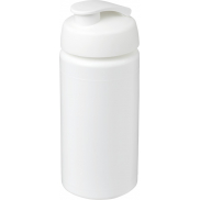 Bidon Baseline® Plus o pojemności 500 ml z wieczkiem zaciskowym i uchwytem, biały