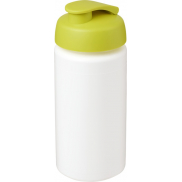 Bidon Baseline® Plus o pojemności 500 ml z wieczkiem zaciskowym i uchwytem, biały, zielony