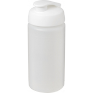 Bidon Baseline® Plus o pojemności 500 ml z wieczkiem zaciskowym i uchwytem, biały