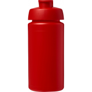 Bidon Baseline® Plus o pojemności 500 ml z wieczkiem zaciskowym i uchwytem, czerwony