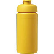 Bidon Baseline® Plus o pojemności 500 ml z wieczkiem zaciskowym i uchwytem, żółty